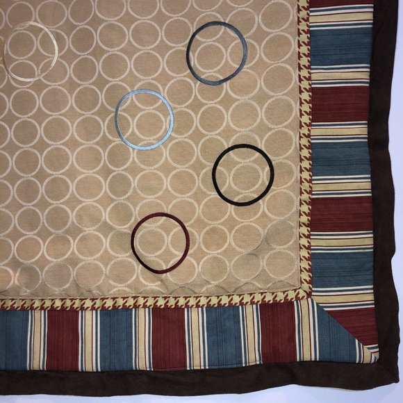 Cocalo Couture Aidan Baby Crib Quilt Blanket Brown Blue Comforter - Picture 3 of 7